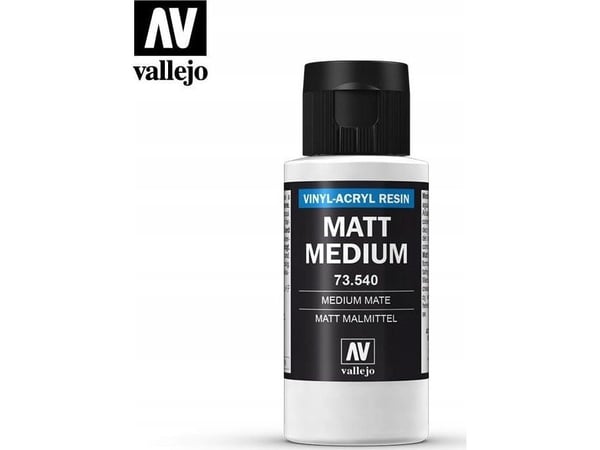 Vallejo 73.540, 60 ml, Transparent, Matt, Flaska