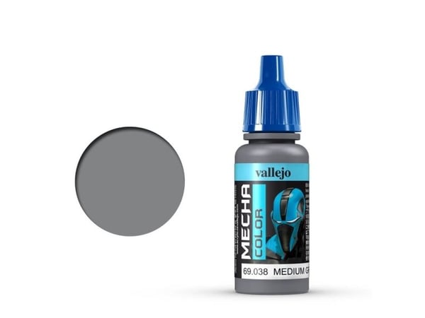 Vallejo 69.038, Grå, Acryl maling, Væske, 17 ml, 1 stykker Vallejo 69.038, Grå, Acryl maling, Væske, 17 ml, 1 stykker