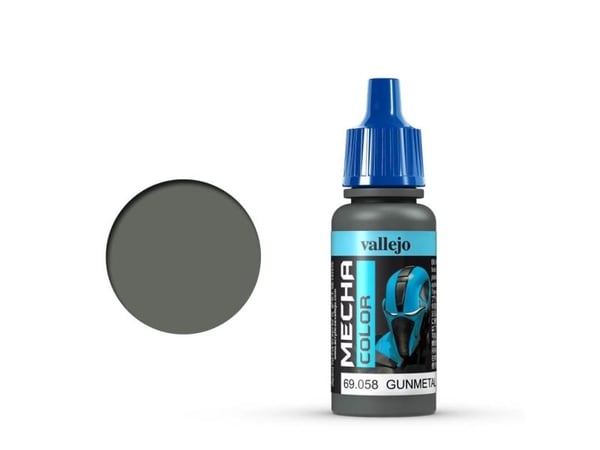 Vallejo 69.058, Harmaa, Akryylimaali, Nestemäinen, 17 ml, 1 kpl