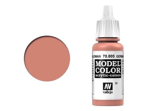 Vallejo Model Color German Orange, 17 ml, Oranssi, Matta, Pullo
