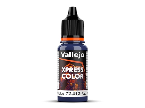 Vallejo 72.412, Blå, Acryl maling, Væske, 18 ml, 1 stykker Vallejo 72.412, Blå, Acryl maling, Væske, 18 ml, 1 stykker