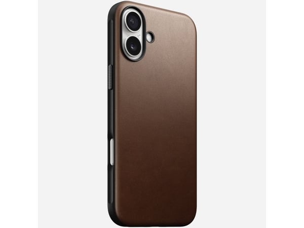 Nomad NM01698685, Etui, Apple, iPhone 16 Plus, 17 cm (6.7"), Brun