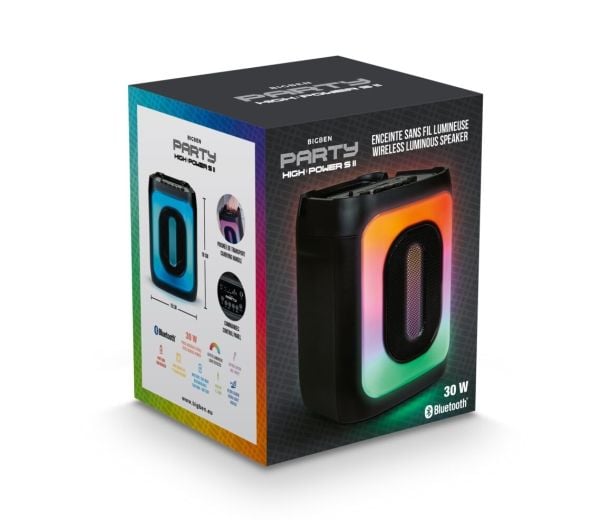 BigBen Big Ben Bluetooth-kaiutin Party Cube Bass Boost LED-taustavalo 30W