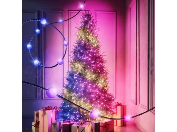 Twinkly Candies - Stringlys - LED x 100 - 7 W - klasse G - 16 millioner farger - 24500 K - pearl - grønn