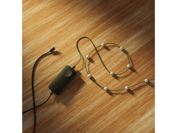 Twinkly Candies - Stringlys - LED x 100 - 7 W - klasse G - 16 millioner farger - 24500 K - pearl - grønn