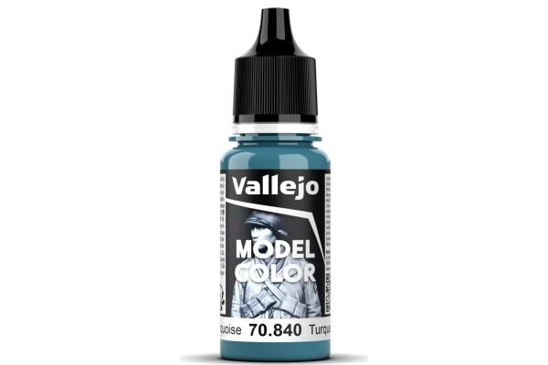 Vallejo 70.840, 17 ml, Turkos, Matt, Flaska