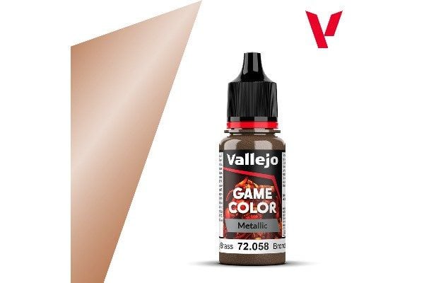 Vallejo 72.058, mässing, Akrylfärg, Vätska, 17 ml, 1 styck
