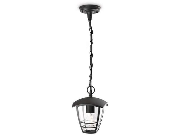 Philips myGarden Creek taklampa 60 W E27 ljuskälla medföljer inte, Hängande belysning för utomhusbruk, Svart, Metall, IP44, Trädgård, Terass, II