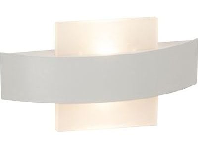 Brilliant vegglampe Brilliant SOLUTION hvit vegglampe led G94393/05