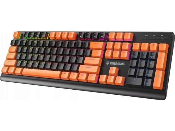 Yenkee keyboard DESTROYER WT300 mekanisk tastatur for spillere, bakgrunnsbelyst - begrenset versjon WORLD OF TANKS