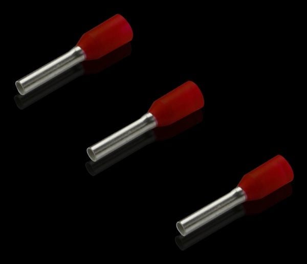 Rittal AS 4050.732, Punainen, Kupari, Polypropeeni (PP), 8 mm, 3 mm, 500 kpl
