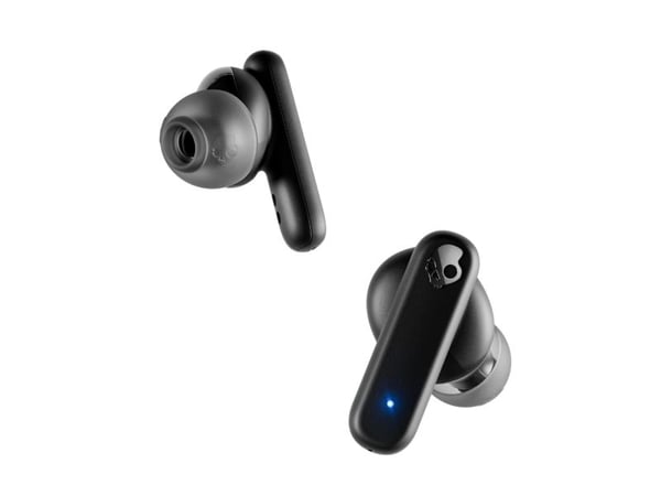 Skullcandy Smokin Buds - True wireless-hodetelefoner med mikrofon - i øret - Bluetooth - ekte svart