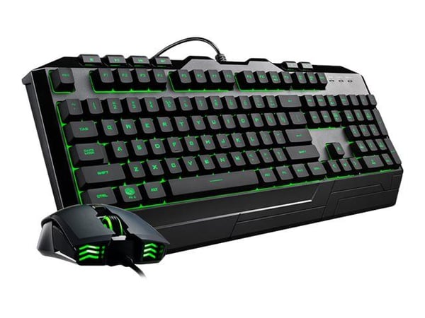 Cooler Master Devastator 3 - Tastatur- og mussett - bakgrunnsbelyst - USB - Tysk - svart