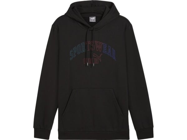 Puma Bluza męska Puma Ess Logo LAB Gradient Hoodie FL czarna 681775 01 L L