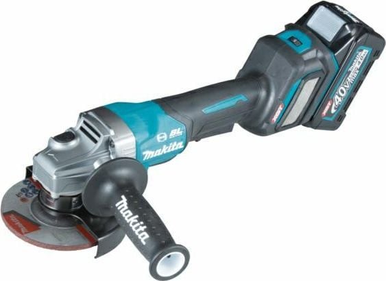 Makita GA029GM201, 8500 RPM, 12,5 cm, Batteri, 4 Ah, 3 kg, Børsteløs motor