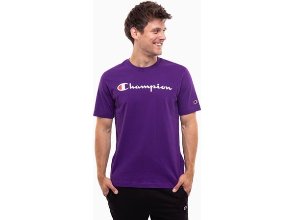 Champion herre T-skjorte SS Tee lilla 220256 VS025 XL