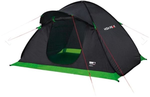 High Peak Swift 3, Telttailu, Kova runko, Pop-up -teltta, 3 henkilö(t), Maakangas, 3,1 kg