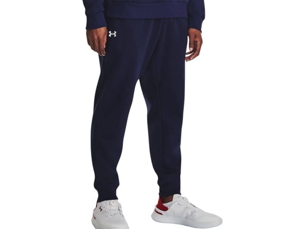 Under Armour Herr Under Armour Rival Fleece Joggers marinblå 1379774 410 XL byxor