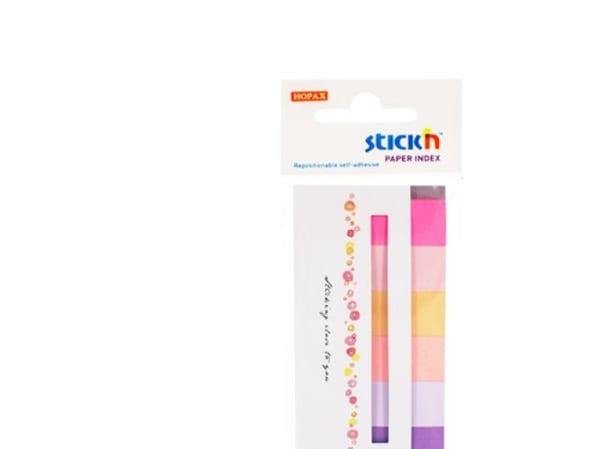 Indeksfaner Papir 6st 45x15 30 Blad Assorterat Spring