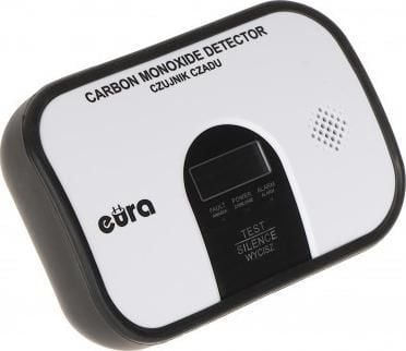 EURA CD-45A2 carbon monoxide detector freestanding, battery-operated, LCD display