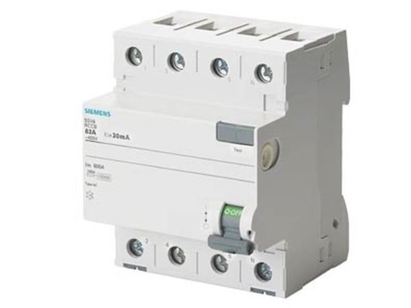 Siemens 5SV46460 FI turvakytkin AC 63 A 0,3 A 400 V AC 63 A 0,3 A 400 V
