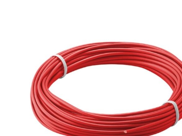 Wentronic Goobay kuparisäikeinen kuparilanka, eristetty, punainen, 10 m - 1-johdin, monijohdin (18 x 0,1 mm) (55044) Wentronic Goobay kuparisäikeinen kuparilanka, eristetty, punainen, 10 m - 1-johdin, monijohdin (18 x 0,1 mm) (55044)
