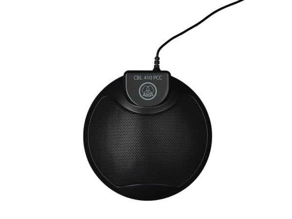 AKG CBL410 PCC, PC-mikrofon, 58 dB, 20 - 20000 Hz, Koblet med ledninger (ikke trådløs), 6.35 mm (1/4"), Sort
