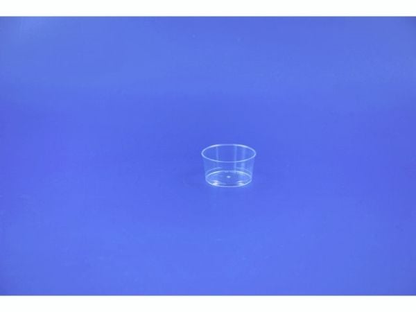 Förbandskopp 40 ml Ø50x26 mm PS klar (100 st.)