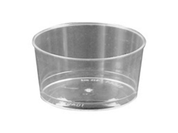 Förbandskopp 40 ml Ø50x26 mm PS klar (100 st.)