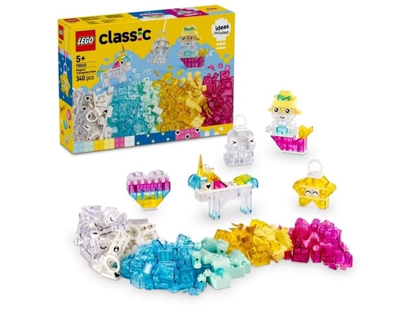 LEGO Classic 11040 Magisk boks med gjennomsiktige klosser