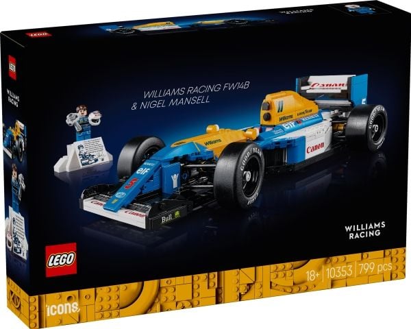 LEGO Icons 10353 Williams Racing FW14B og Nigel Mansell