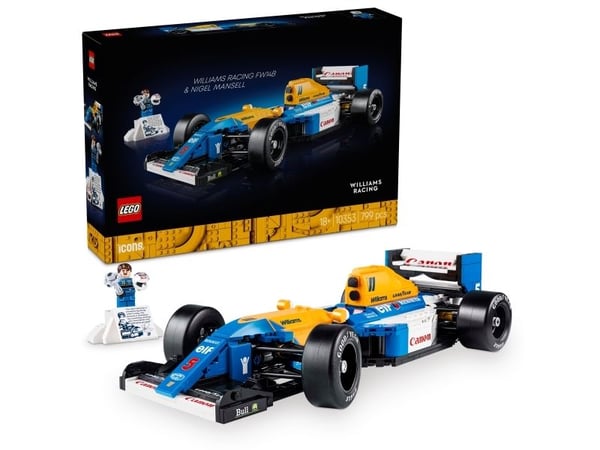 LEGO Icons 10353 Williams Racing FW14B og Nigel Mansell