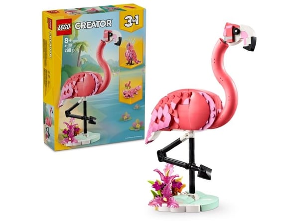 LEGO Creator 31170 Vilda djur: Rosa flamingo