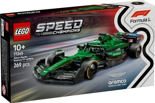 LEGO Speed Champions 77245 Aston Martin Aramco F1 AMR24-racerbil