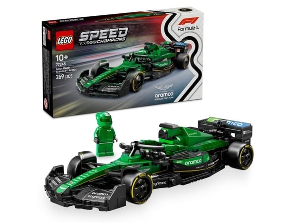 LEGO Speed Champions 77245 Aston Martin Aramco F1 AMR24 racerbil