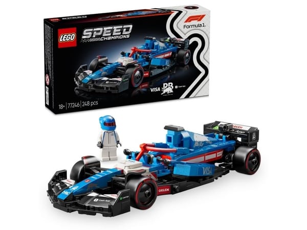 LEGO Speed Champions 77246 Visa Cash App RB VCARB 01 F1-racerbil