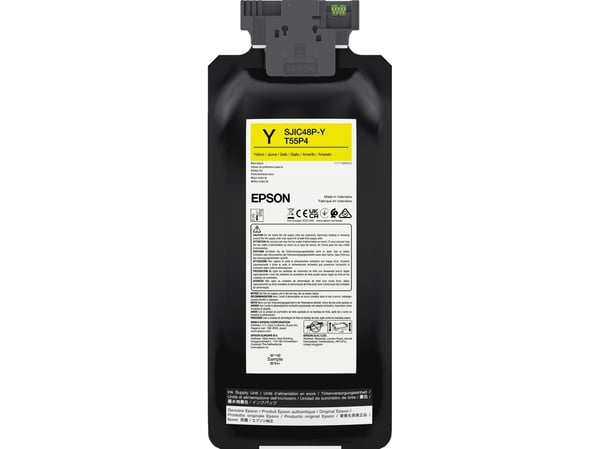 Epson SJIC48P-Y, Keltainen, 480 ml, 1 kpl, Kertapakkaus
