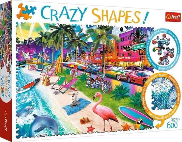 Trefl Crazy Shapes!, 600 stykker, Landskap, 10 år