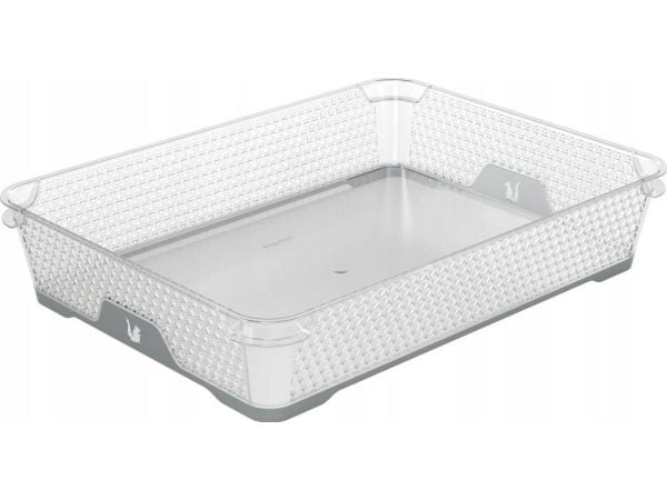 keeep er stablekurv "jonas", DIN A4, PP, nordic-grey, sklisikker gummiering utvendig (1036713000000) – 1 stk