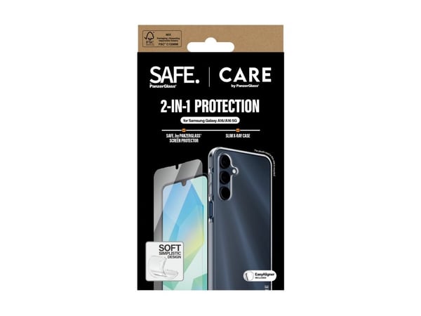 CARE by PanzerGlass X-Ray - Baksidedeksel for mobiltelefon - termoplast-polyuretan (TPU), oleofobisk belegg, polyethlen-tereftalat (PET) - gjennoms...