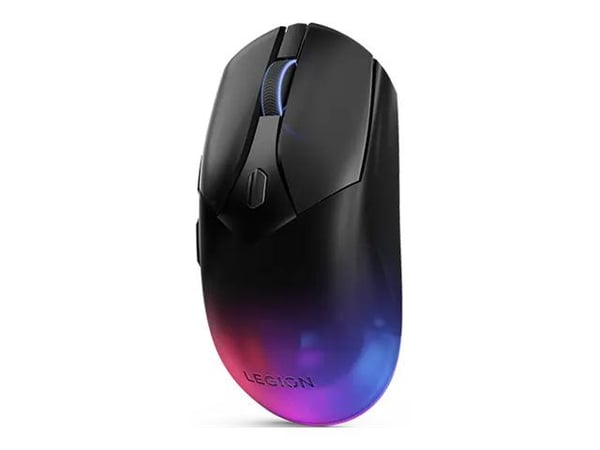 Lenovo Legion M410, Molempikätinen, Optinen, RF Wireless + USB Type-C, 16000 DPI, musta, Läpinäkyvä