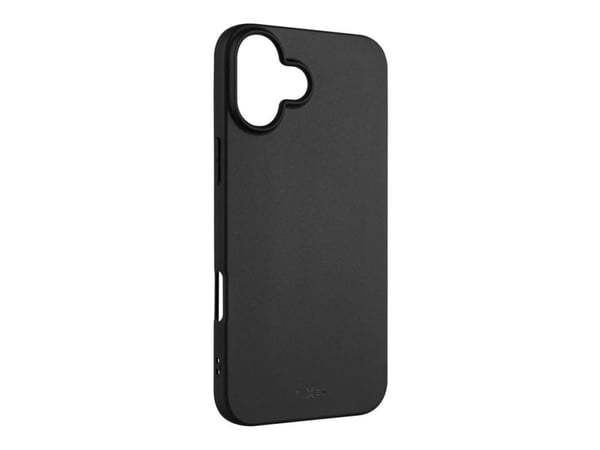 Fixed Story - Baksidesskydd för mobiltelefon - mjukt gummi - svart - för Apple iPhone 16 Plus