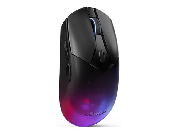 Lenovo Legion M410, Molempikätinen, Optinen, RF Wireless + USB Type-C, 16000 DPI, musta, Läpinäkyvä