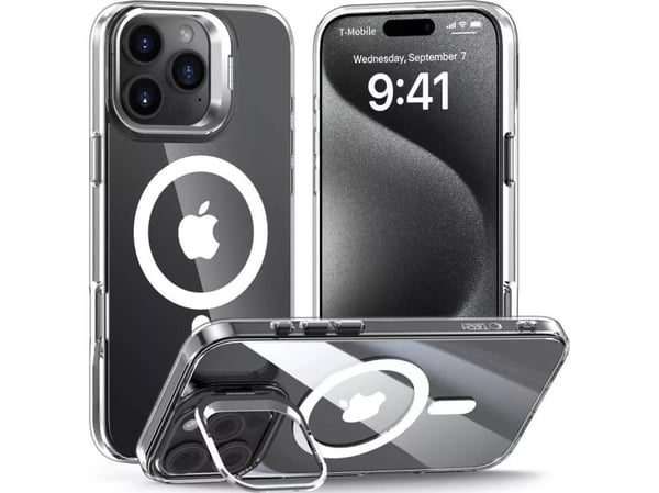 Tech-Protect MagStand MagSafe-deksel til iPhone 16 Pro - klar