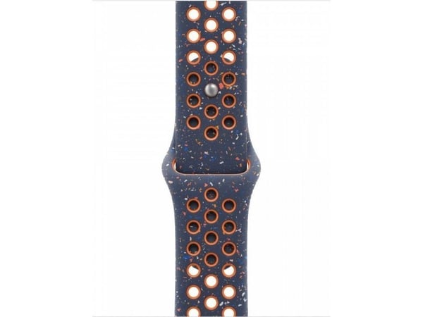 Apple MYJX3ZM/A, Ranneke, SmartWatch, Sininen, Oranssi, Apple, Apple Watch Mallit 38mm, 40mm, 41mm, 42mm, Fluorielastomeeri