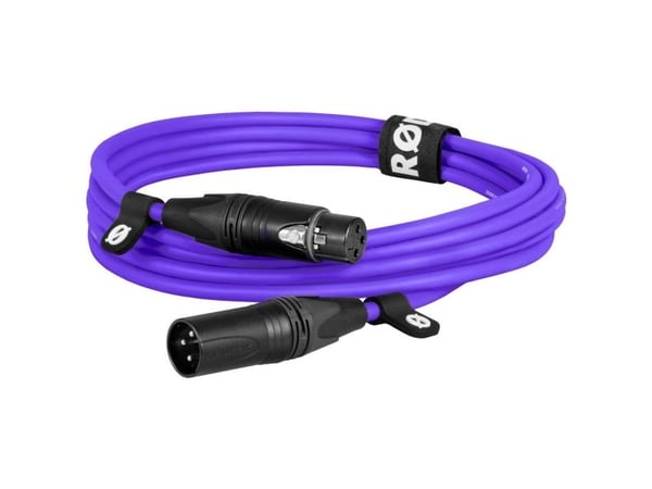 RODE XLR3M-PU lydkabel 3 m XLR lilla