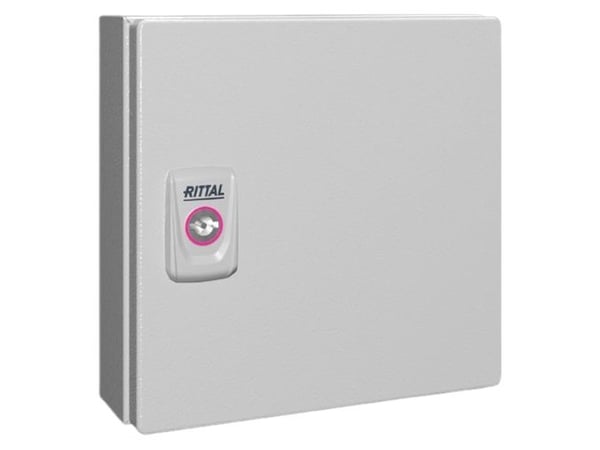 Rittal KX 1546.000 Asennuskotelo, seinäasennuskotelo 200 x 200 x 80 Teräslevy Harmaa valkoinen (RAL 7035) 1 kpl
