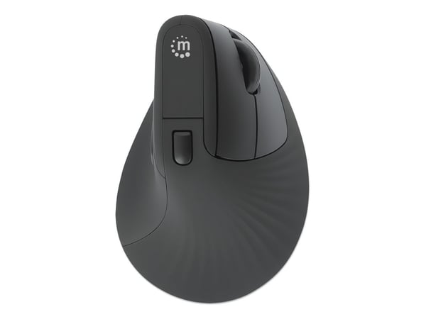 Mus MANHATTAN Ergonomisk vertikal Funksjonell USB-A svart