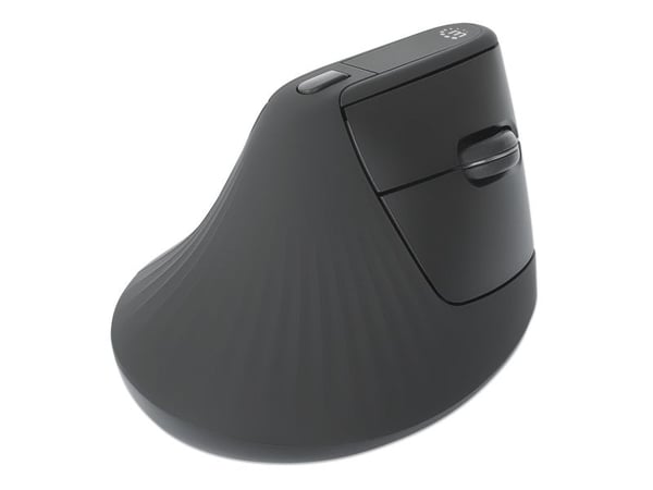 Mus MANHATTAN Ergonomisk vertikal Funksjonell USB-A svart