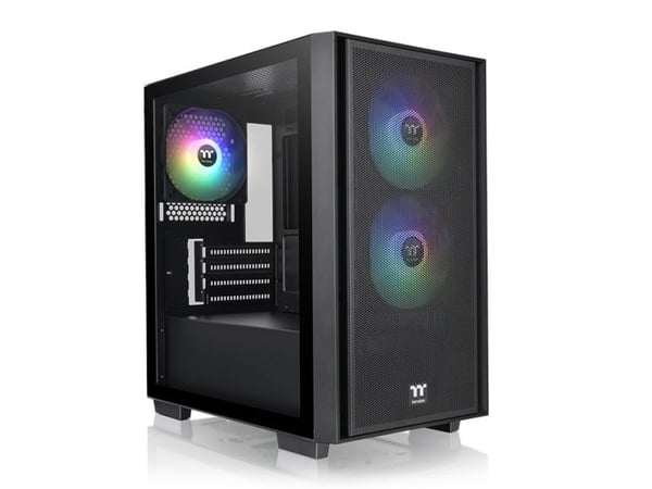 Thermaltake - - genomskinlig sidopanel - ingen strömförsörjning - USB/ljud